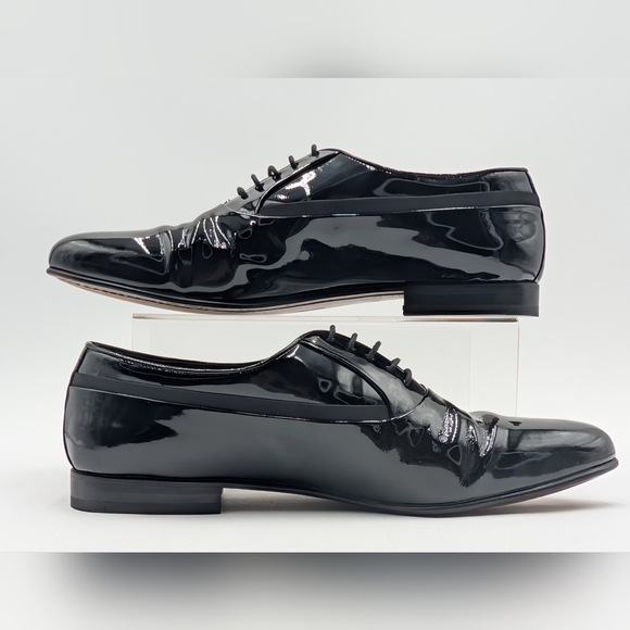 MEZLAN Broadway Black Patent Leather Plain Toe Formal Dress Oxford Size 10.5M main image 12